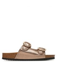 Caprice Klapki 9-27403-44 Brązowy. Brązowe klapki damskie Caprice, bez wzorów, ze skóry, bez obcasa. Za 203.99 zł.