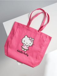 Torebka Hello Kitty - różowy. Czerwone torebki do ręki damskie Sinsay, bez wzorów, bez dodatków. W wyprzedaży za 17.99 zł.