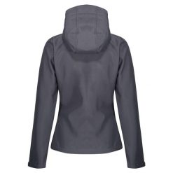 Softshell Z Kapturem Damski Venturer. Czarne kurtki damskie Regatta, na jesień, xl, bez wzorów, z softshellu, z kapturem. Za 181.99 zł.