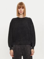 Deha Bluza C12131 Czarny Regular Fit. Czarne bluzy damskie Deha, l, bez wzorów, z bawełny, bez kaptura. Za 379.99 zł.