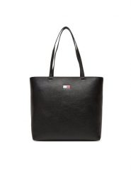 Tommy Jeans Torebka Tjw Must Tote AW0AW17549 Czarny. Czarne torebki do ręki damskie Tommy Jeans, bez wzorów, z jeansu, bez dodatków. Za 289.99 zł.