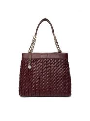 Nine West Torebka CEO-DAKOTA-II-LDA8007 Bordowy. Czerwone torebki do ręki damskie Nine West, bez wzorów, z materiału, bez dodatków. Za 299.99 zł.