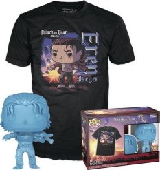 Figurka Funko Pop funko pop! aot s5 1321 eren with marks + tee (m) attack on titan t-shirt. T-shirty męskie Funko Pop, m, bez wzorów, bez kołnierzyka. Za 179.00 zł.