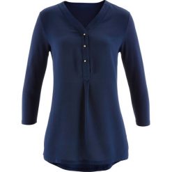 Bluzka shirtowa bonprix ciemnoniebieski. Bluzki damskie bonprix. Za 89.99 zł.