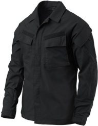 Helikon-Tex Bluza Raid - PolyCotton Stretch Ripstop - Czarne. Czarne bluzy męskie HELIKON-TEX, m, bez wzorów, bez kaptura. Za 189.51 zł.