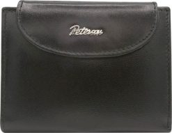 Peterson Damski portfel ze skóry ekologicznej Peterson PTN RD-357-GCL-M NoSize. Portfele damskie Peterson, bez wzorów, ze skóry ekologicznej. Za 141.04 zł.
