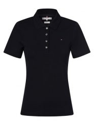 Tommy Hilfiger koszulka polo Kobiety Bawełna niebieski, XXL. Niebieskie koszulki sportowe damskie Tommy Hilfiger, xxl, bez wzorów, z bawełny, bez kołnierzyka, bez ramiączek. Za 349.95 zł.