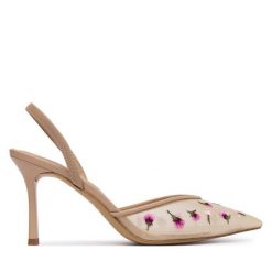 Szpilki Aldo. Brązowe szpilki damskie Aldo, bez wzorów, bez obcasa, bez zapięcia. Za 459.99 zł.