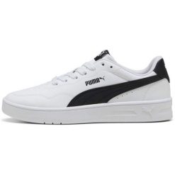 Buty sportowe damskie Puma Court Lally. Białe obuwie sportowe damskie Puma, bez wzorów, z syntetyku, na fitness i siłownię. Za 231.85 zł.