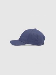 4F Czapka z daszkiem strapback uniseks - granatowa L/XL. Niebieskie czapki i kapelusze damskie 4f, na lato, bez wzorów, z bawełny, sportowe. W wyprzedaży za 39.99 zł.