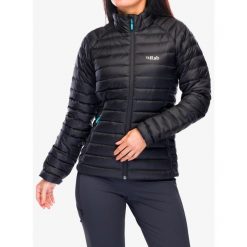 Kurtka puchowa damska Rab Microlight Jacket. Czarne kurtki damskie RAB, l, bez wzorów, z puchu, bez kaptura. Za 460.38 zł.