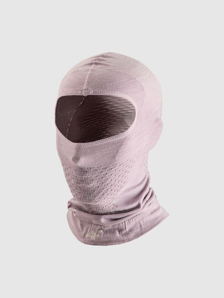 4F Kominiarka z wełną merino uniseks - fioletowa L/XL. Fioletowe czapki i kapelusze damskie 4f, na zimę, bez wzorów, z wełny. Za 129.99 zł.