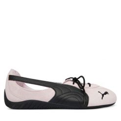 Baleriny Puma. Czerwone baleriny damskie Puma, bez wzorów, bez obcasa. Za 399.99 zł.