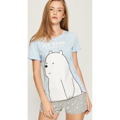 Piżama We Bare Bears - Turkusowy. Piżamy damskie marki bonprix. Za 49.99 zł.