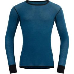 Bluza termoaktywna Devold Wool Mesh 190 Shirt. Niebieskie bluzy męskie Devold, l, bez wzorów, z materiału, bez kaptura. Za 516.99 zł.