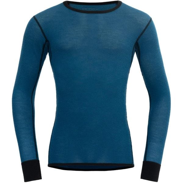 Bluza termoaktywna Devold Wool Mesh 190 Shirt. Niebieskie bluzy męskie Devold, l, bez wzorów, z materiału, bez kaptura. Za 461.99 zł.