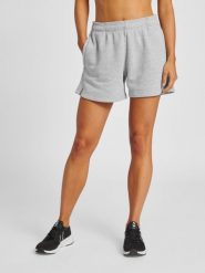Szorty damskie Hummel Red Basic. Szare szorty sportowe damskie Hummel, na wiosnę, xl, bez wzorów, z bawełny, klasyczne, z standardowym stanem, na fitness i siłownię. Za 172.50 zł.