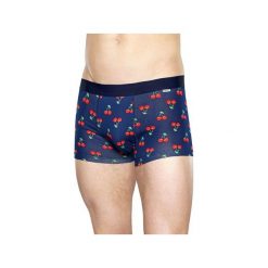 Bielizna męska Happy Socks - Cherry Trunk (CHE87-6001). Czerwona bokserki męskie Happy Socks, z materiału. Za 79.90 zł.