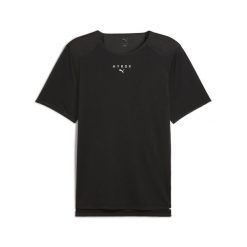 Męska koszulka ULTRASPUN PUMA × HYROX PUMA Black. Czarne koszulki sportowe męskie Puma, na zimę, l, bez wzorów, z żakardem, bez kołnierzyka, bez ramiączek, na fitness i siłownię. Za 194.20 zł.