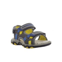 Sandały chłopięce LUMBERJACK LEVI. Niebieskie sandały chłopięce Lumberjack, z meshu, bez zapięcia. Za 109.99 zł.