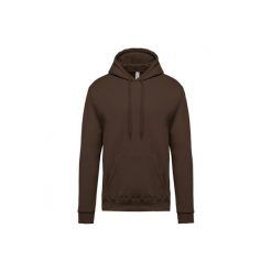 Bluza z kapturem Kariban. Brązowe bluzy męskie KARIBAN, m, bez wzorów, z kapturem. Za 175.50 zł.