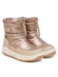 Tommy Hilfiger Śniegowce Loki T3AD-35206-1474 S Beżowy. Brązowe buty zimowe dziewczęce Tommy Hilfiger, bez wzorów, bez zapięcia. Za 559.99 zł.