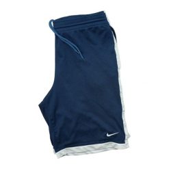 Nike Koszykarskie Spodenki Sportowe. Niebieskie krótkie spodenki sportowe męskie Nike, m, bez wzorów, na fitness i siłownię. Za 80.90 zł.