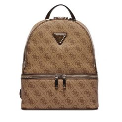 Plecak Guess. Brązowe plecaki damskie Guess, z aplikacjami. Za 639.99 zł.