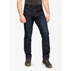 Spodnie bushcraft męskie Helikon-Tex Greyman Tactical Jeans Slim Denim Mid. Niebieskie spodnie sportowe męskie HELIKON-TEX, na lato, l, bez wzorów, z denimu, trekkingowe. Za 282.99 zł.