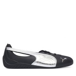 Baleriny Puma. Czarne baleriny damskie Puma, bez wzorów, bez obcasa. Za 399.99 zł.
