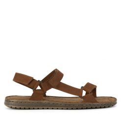 Sandały Lasocki. Brązowe sandały męskie Lasocki, bez zapięcia. Za 83.99 zł.