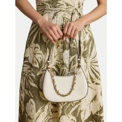 Torebka LAUREN RALPH LAUREN. Białe torebki do ręki damskie Lauren Ralph Lauren, bez wzorów, klasyczne, bez dodatków. Za 1,599.00 zł.