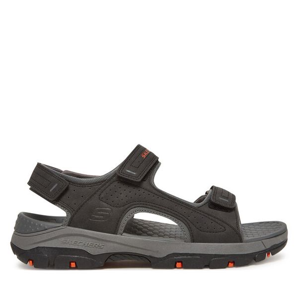 Sandały Skechers. Czarne sandały męskie Skechers, bez zapięcia. Za 199.99 zł.