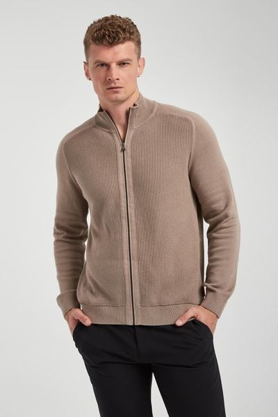 Sweter męski rozpinany Olegor JOOP! JEANS. Kardigany męskie JOOP! Jeans, m, bez wzorów, z jeansu. W wyprzedaży za 473.85 zł.