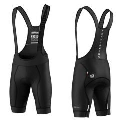 Spodenki rowerowe męskie Biemme Pro 26 na szelkach. Czarne szorty męskie Biemme, m, bez wzorów, z elastanu. Za 489.00 zł.