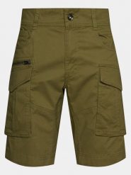 Replay Szorty materiałowe M9907.000.84387 Zielony Regular Fit. Zielone szorty męskie Replay, m, bez wzorów, z bawełny. Za 289.99 zł.