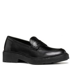 Loafersy Geox. Czarne mokasyny damskie Geox. Za 449.99 zł.
