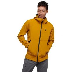 Kurtka softshell męska Black Diamond Element Hoody. Żółte kurtki sportowe męskie Black Diamond, m, bez wzorów, z softshellu, wspinaczkowe. Za 564.99 zł.