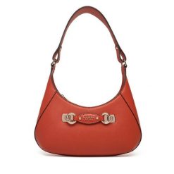 Torebka Guess. Brązowe torebki do ręki damskie Guess, z aplikacjami, klasyczne, bez dodatków. Za 449.99 zł.