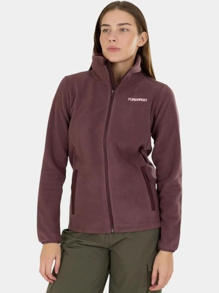 Sweter Damski Fundango Serena. Fioletowe swetry damskie Fundango, na zimę, s, bez wzorów, z materiału, sportowe, bez kołnierzyka, bez ramiączek, bez kaptura. Za 249.00 zł.