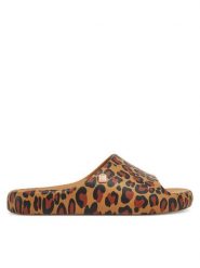 Melissa Klapki Melissa Free Print Slide Ad 33973 Brązowy. Brązowe klapki damskie Melissa, bez wzorów, z tworzywa sztucznego, bez obcasa. Za 229.99 zł.