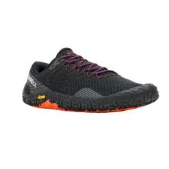 Buty do biegania męskie Merrell Vapor Glove 6. Czarne buty sportowe męskie Merrell, z materiału, bez zapięcia, do biegania. Za 676.00 zł.