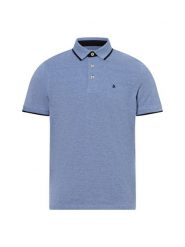 Jack & Jones koszulka polo Mężczyźni Bawełna niebieski, M. Niebieskie koszulki polo męskie Jack & Jones, m, bez wzorów, z bawełny, eleganckie, bez ramiączek. Za 149.95 zł.