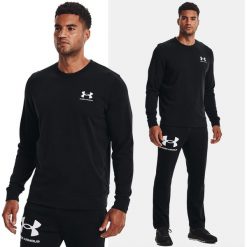 Bluza fitness męska UNDER ARMOUR Rival Terry Crew. Białe bluzy męskie Under Armour, m, bez wzorów, bez kaptura, na fitness i siłownię. Za 160.99 zł.