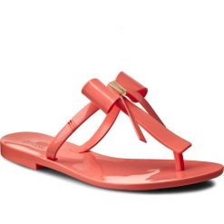 Japonki MELISSA - T Bar V Ad 31926 Pink 01417. Czerwone klapki damskie Melissa, z materiału. W wyprzedaży za 159.00 zł.