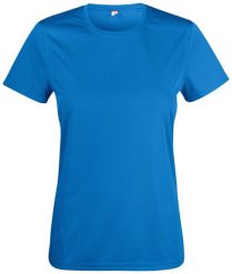 Clique Basic Active-T Women damska koszulka z poliestru barwionego w masie –. Niebieskie koszulki sportowe damskie CLIQUE, s, bez wzorów, z dzianiny, bez kołnierzyka, bez ramiączek. Za 100.99 zł.