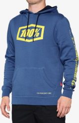 100% Bluza męska 100% BURST Hooded Pullover Sweatshirt Federal Blue roz. XL (NEW). Czerwone bluzy męskie 100%, m, bez wzorów, bez kaptura. Za 173.82 zł.