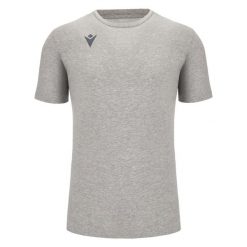 Koszulka Macron Boost Eco. Szare t-shirty damskie Macron, s, bez wzorów, z bawełny, eleganckie, bez kołnierzyka. Za 317.00 zł.