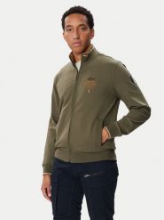 Aeronautica Militare Bluza 262FE2135UF00662 Khaki Regular Fit. Brązowe bluzy męskie Aeronautica Militare, m, bez wzorów, bez kaptura. Za 664.99 zł.