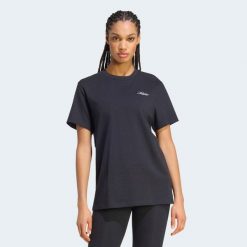 Koszulka damska ADIDAS. T-shirty damskie Adidas, l, bez wzorów, z bawełny, bez kołnierzyka. Za 129.99 zł.